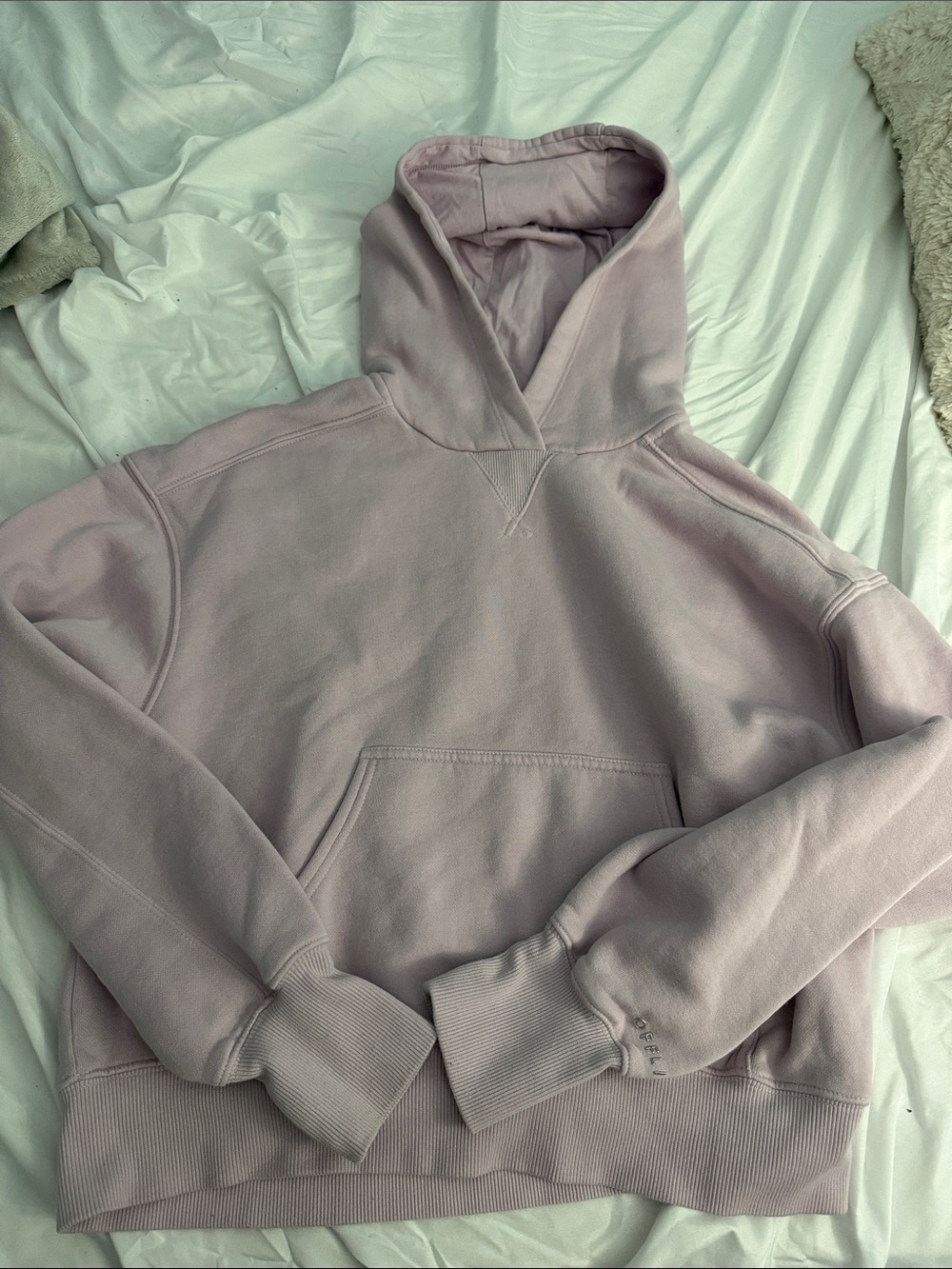 Relaxed Lavender Pullover Hoodie for Women
